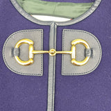 グッチ GUCCI ホースビットノーカラーコート 602562 パープル ウール メンズ その他アウター