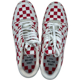 ルイ・ヴィトン LOUIS VUITTON ×NIGO トレイナーラインダミエスニーカー BM0291 ホワイト レザー メンズ スニーカー