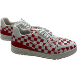 ルイ・ヴィトン LOUIS VUITTON ×NIGO トレイナーラインダミエスニーカー BM0291 ホワイト レザー メンズ スニーカー