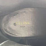 セリーヌ CELINE バルキーサイドゴアショートブーツ 349823607C ブラック レザー レディース ブーツ