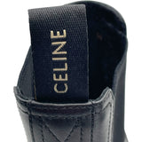 セリーヌ CELINE バルキーサイドゴアショートブーツ 349823607C ブラック レザー レディース ブーツ