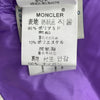 モンクレール MONCLER BADIA ダウンジャケット パープル ナイロン レディース ダウンジャケット
