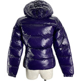 モンクレール MONCLER BADIA ダウンジャケット パープル ナイロン レディース ダウンジャケット