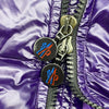 モンクレール MONCLER BADIA ダウンジャケット パープル ナイロン レディース ダウンジャケット