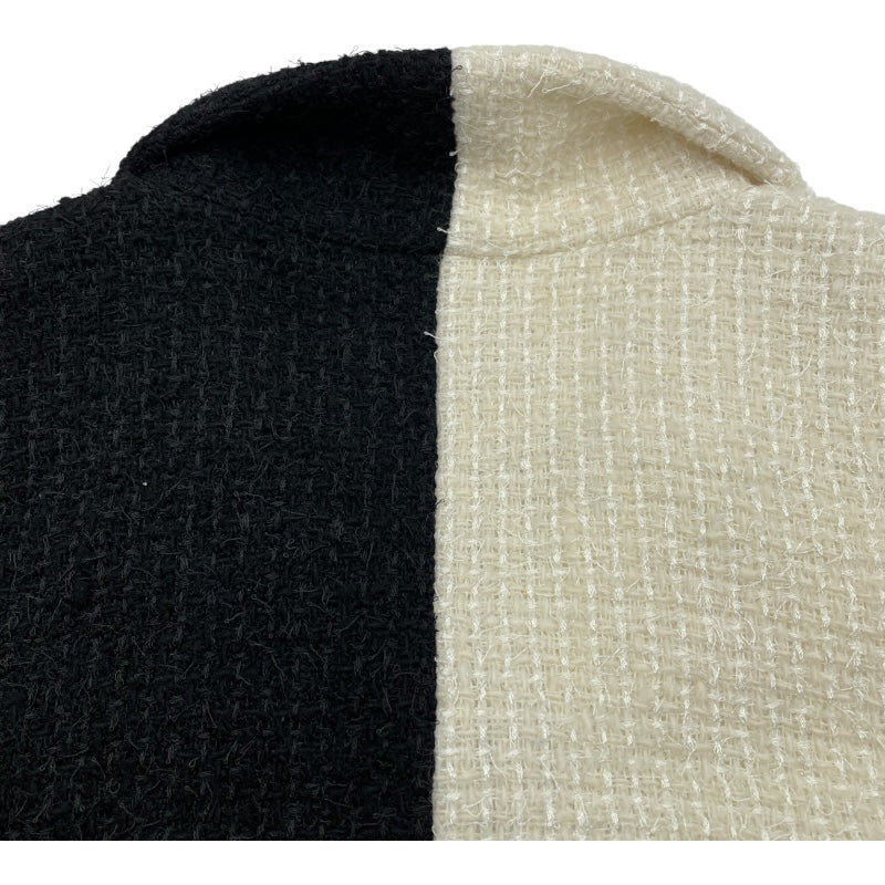 シャネル CHANEL ライオンボタンバイカラーツイードジャケット P64582