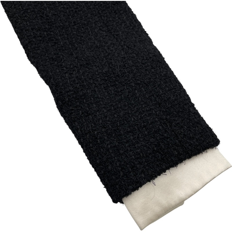 シャネル CHANEL ライオンボタンバイカラーツイードジャケット P64582