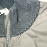 モンクレール MONCLER ニット切替ダウンジャケット ブラック ナイロン メンズ ダウンジャケット