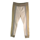 フェンディ FENDI FFロゴ バイカラースウェットパンツ FAB562 ベージュ コットン メンズ パンツ