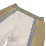 フェンディ FENDI FFロゴ バイカラースウェットパンツ FAB562 ベージュ コットン メンズ パンツ