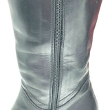 サルヴァトーレ・フェラガモ Salvatore Ferragamo ガンチーニ装飾ロングブーツ ブラック レザー レディース ブーツ