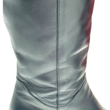 サルヴァトーレ・フェラガモ Salvatore Ferragamo ガンチーニ装飾ロングブーツ ブラック レザー レディース ブーツ