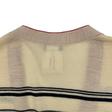 シャネル CHANEL ココマークボタンボーダーロングカーディガン P45635 マルチカラー ウール レディース カーディガン