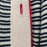 シャネル CHANEL ココマークボタンボーダーロングカーディガン P45635 マルチカラー ウール レディース カーディガン