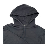 サンローラン SAINT LAURENT フロントロゴプルオーバーパーカー 464581 ブラック コットン メンズ パーカー