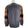 バーバリー BURBERRY ボーダーモヘアニットセーター 8037217 グレー モヘア メンズ セーター