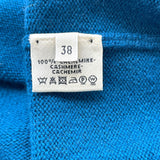 エルメス HERMES カシミヤ長袖ニットセーター ブルー カシミヤ レディース セーター
