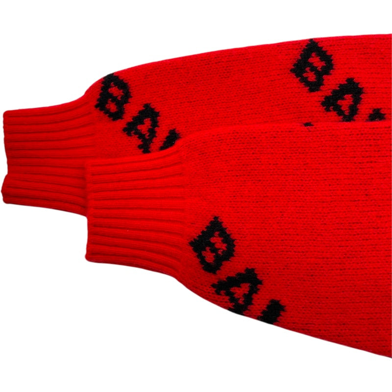 バレンシアガ BALENCIAGA オールオーバーロゴニットセーター 542601