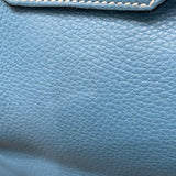 エルメス HERMES バーキン35 □B刻 ブルージーン　ゴールド金具 フィヨルド レディース ハンドバッグ