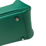 エルメス HERMES リンディミニ W刻 ヴェールヴェルティゴ シルバー金具 トリヨン レディース ショルダーバッグ