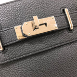 エルメス HERMES ケリーアッカドPM K刻印 ブラック シルバー金具 トゴ ユニセックス ボディバッグ