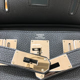 エルメス HERMES ケリーアッカドPM K刻印 ブラック シルバー金具 トゴ ユニセックス ボディバッグ