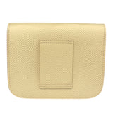 エルメス HERMES コンスタンススリム W刻印 ジョーヌミルトン シルバー金具 エプソン レディース ポーチ