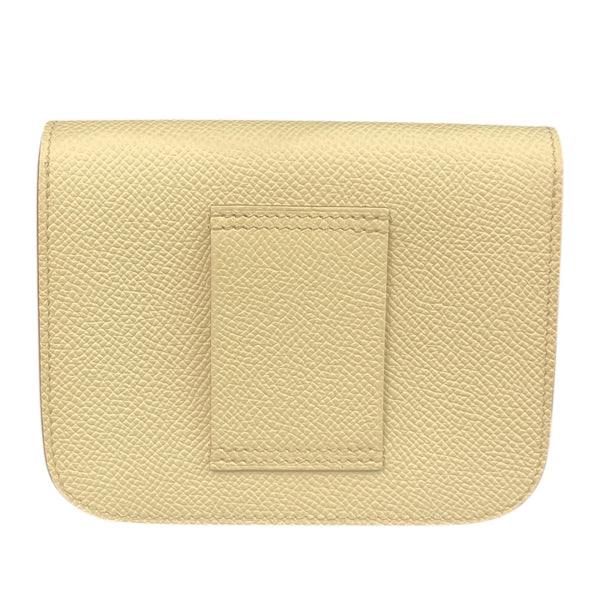 エルメス HERMES コンスタンススリム W刻印 ジョーヌミルトン シルバー金具 エプソン レディース ポーチ