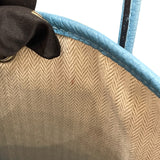 エルメス HERMES ガーデンパーティーTPM D刻印 ブルーノール・シルバー金具 ネゴンダ レディース ハンドバッグ