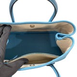 エルメス HERMES ガーデンパーティーTPM D刻印 ブルーノール・シルバー金具 ネゴンダ レディース ハンドバッグ