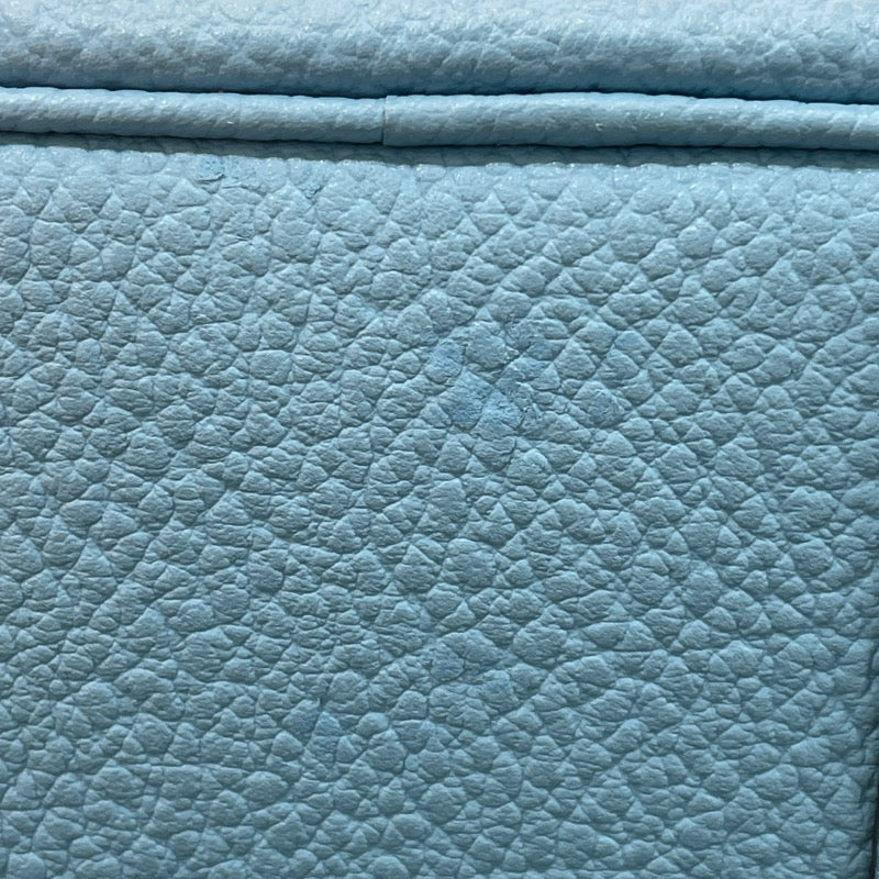 エルメス HERMES ガーデンパーティーTPM D刻印 ブルーノール・シルバー金具 ネゴンダ レディース ハンドバッグ