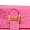 エルメス HERMES ベアン4連キーケース X刻 ローズリップスティック/ゴールド金具 エプソン レディース キーケース