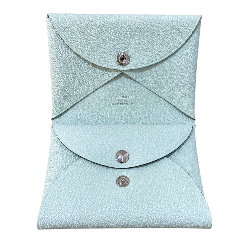 エルメス HERMES カルヴィデュオ K刻印 ヴェールペパーミント シルバー