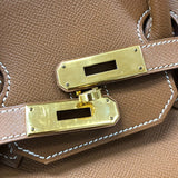 エルメス HERMES バーキン35 □K刻 ゴールド ゴールド金具 レディース ハンドバッグ