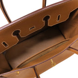 エルメス HERMES バーキン35 □K刻 ゴールド ゴールド金具 レディース ハンドバッグ