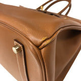 エルメス HERMES バーキン35 □K刻 ゴールド ゴールド金具 レディース ハンドバッグ