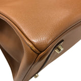 エルメス HERMES バーキン35 □K刻 ゴールド ゴールド金具 レディース ハンドバッグ