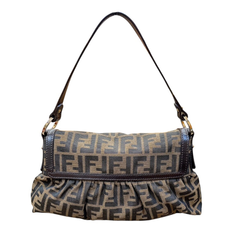 フェンディ FENDI ズッカショルダーバッグ ナイロンキャンバス