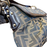 フェンディ FENDI ズッカショルダーバッグ ナイロンキャンバス レディース ショルダーバッグ