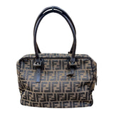 フェンディ FENDI ズッカハンドバッグ ナイロンキャンバス レディース ハンドバッグ