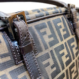 フェンディ FENDI ズッカハンドバッグ ナイロンキャンバス レディース ハンドバッグ