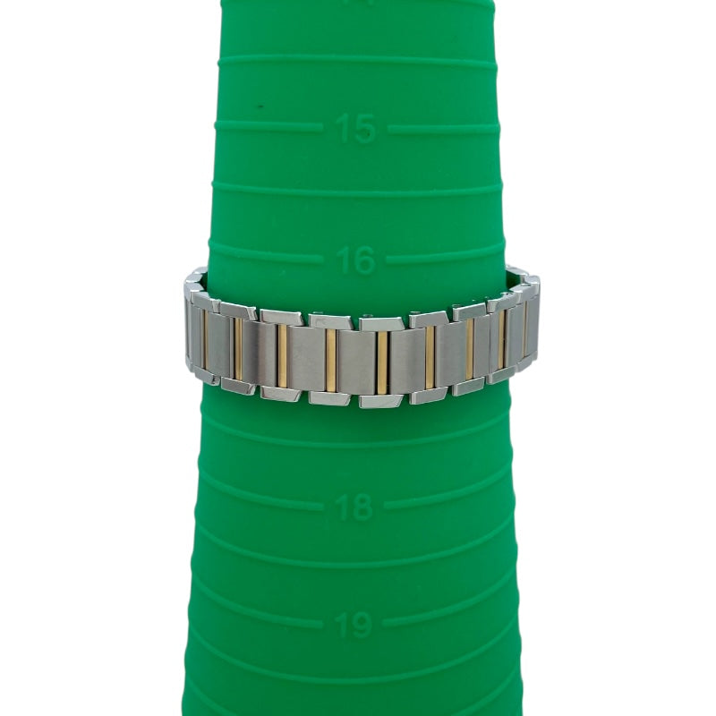 カルティエ Cartier タンク フランセーズSM W51007Q4 ホワイト YG/SS クオーツ レディース 腕時計