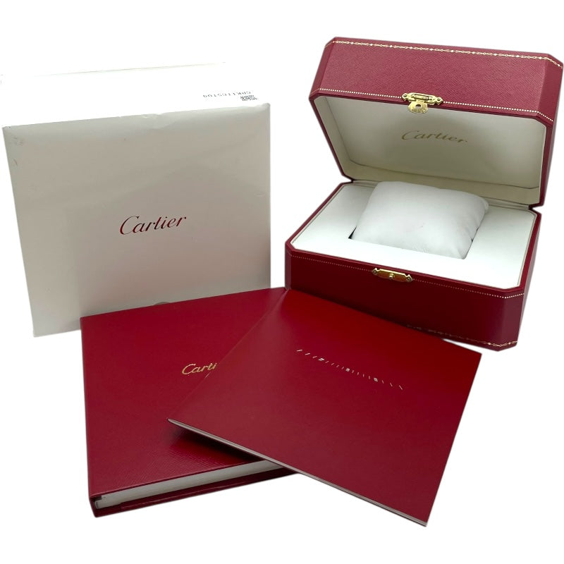 カルティエ Cartier タンク フランセーズSM W51007Q4 ホワイト YG/SS クオーツ レディース 腕時計