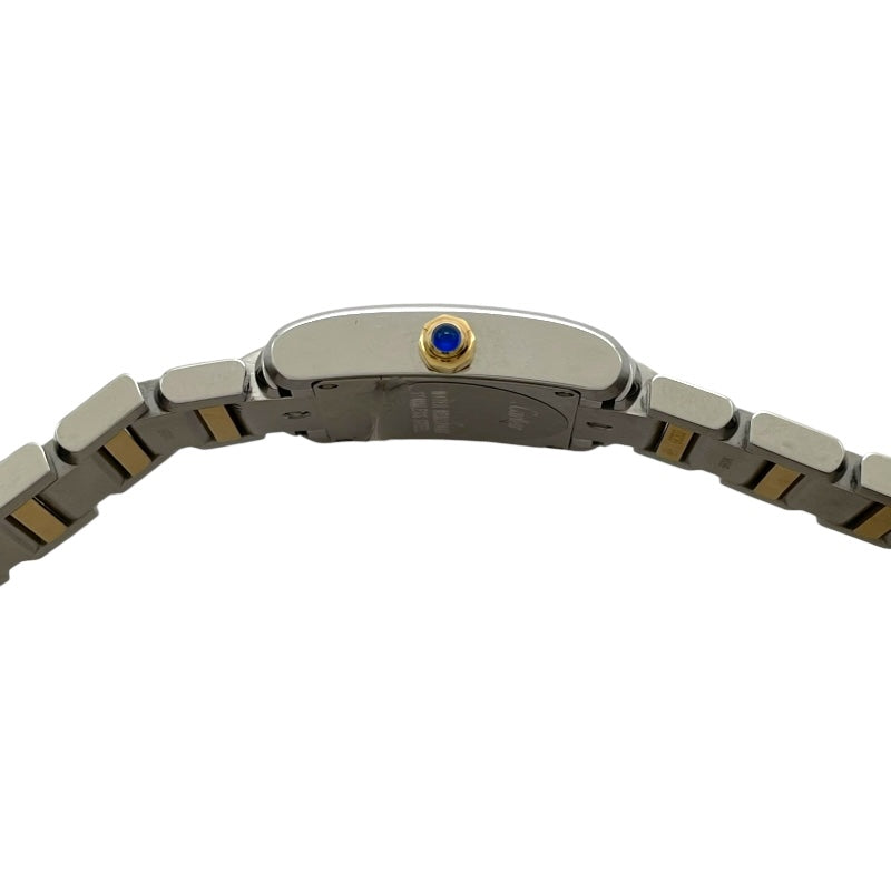 カルティエ Cartier タンク フランセーズSM W51007Q4 ホワイト YG/SS クオーツ レディース 腕時計