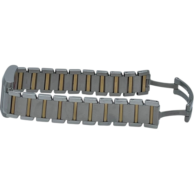 カルティエ Cartier タンク フランセーズSM W51007Q4 ホワイト YG/SS クオーツ レディース 腕時計