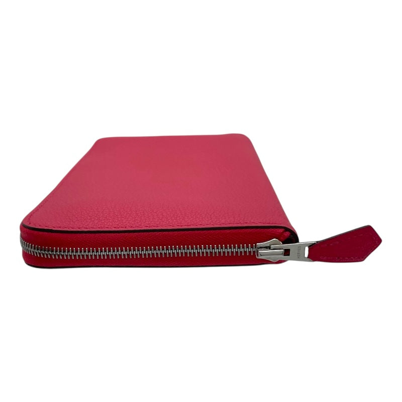 エルメス HERMES アザップロングクラシック c刻 ブーゲンビリア SV金具 シェーブル レディース 長財布