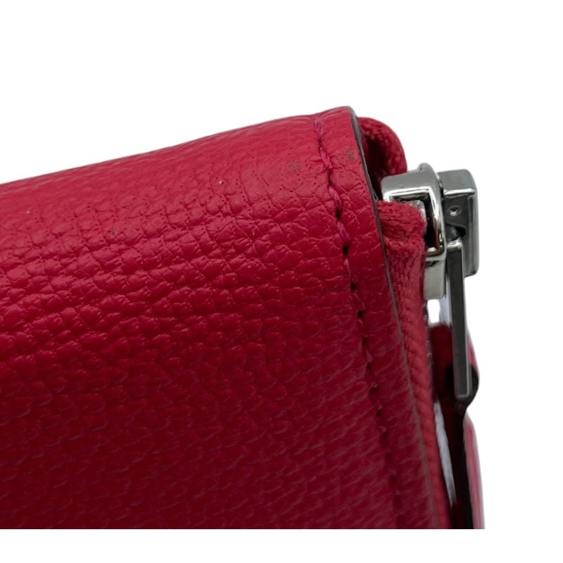 エルメス HERMES アザップロングクラシック c刻 ブーゲンビリア SV金具 シェーブル レディース 長財布