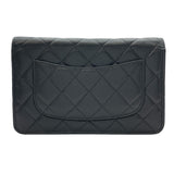シャネル CHANEL マトラッセチェーンウォレット AP0250 ブラック SV金具 キャビアスキン レディース ウォレットチェーン