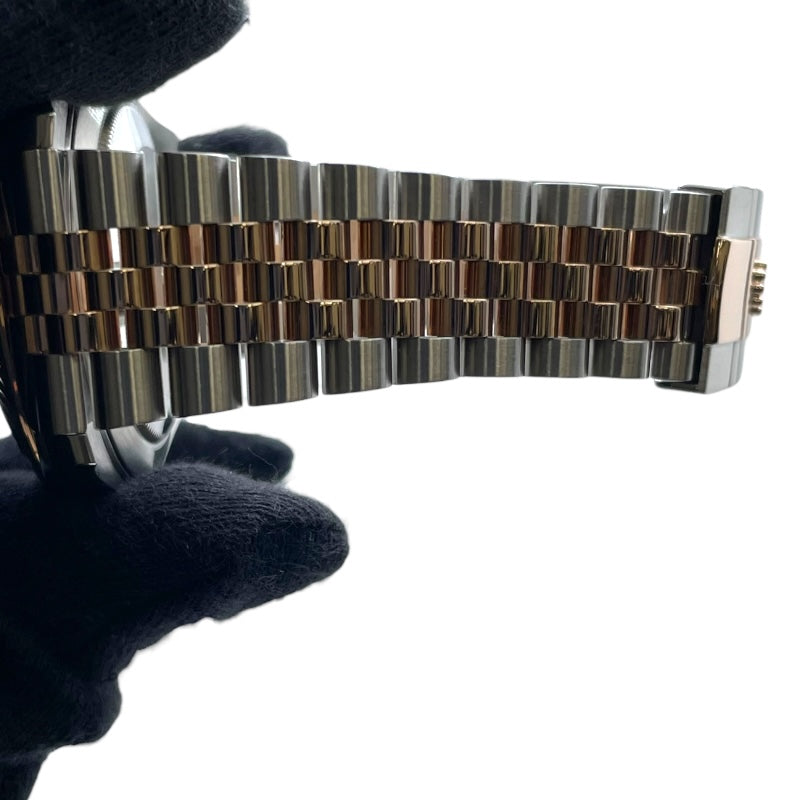 ロレックス ROLEX デイトジャスト 41 サンダスト　 126331 シャンパンゴールド/サンダスト　 PG/SS 自動巻き メンズ 腕時計
