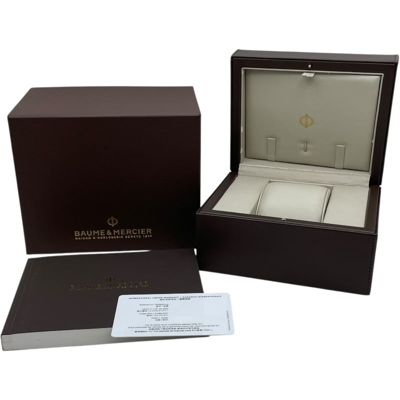 ボーム＆メルシェ BAUME & MERCIER クリフトン フライバック クロノグラフ M0A10367 ゴールド SS 自動巻き メンズ 腕時計