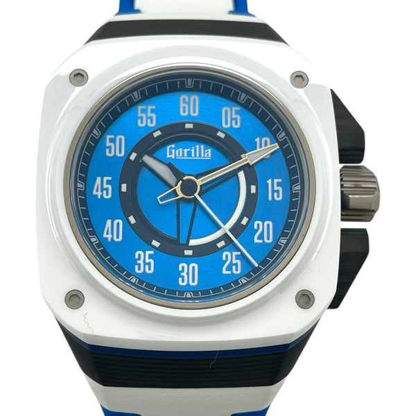 GORILLA レガシー HOKKAIDO 日本ハムファイターズモデル HKF01.0 ブルー カーボン/アルミ/チタン/セラミック 自動巻き メンズ 腕時計